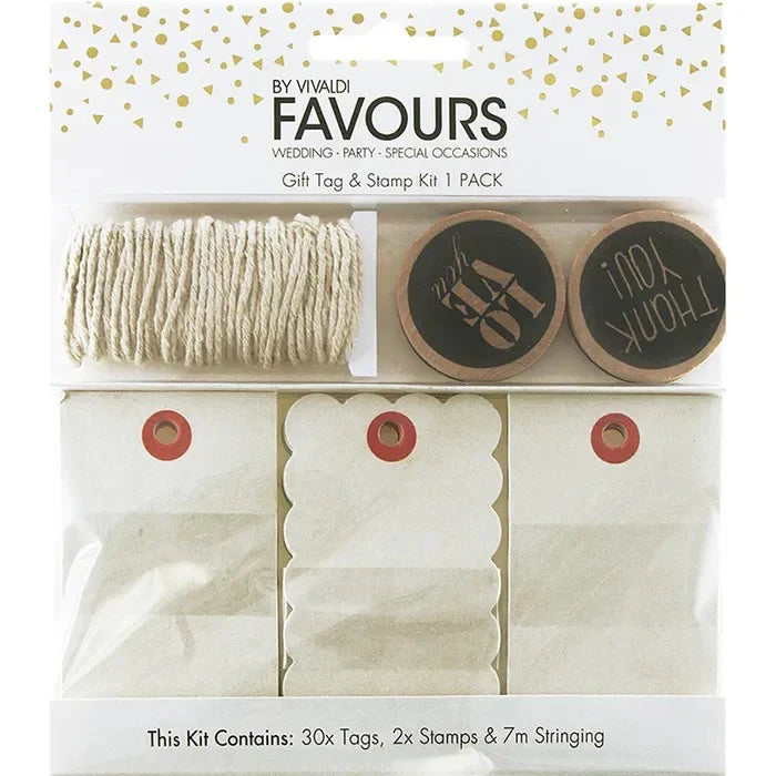 Vivaldi Stamp & Tag Gift Kit 33Pce