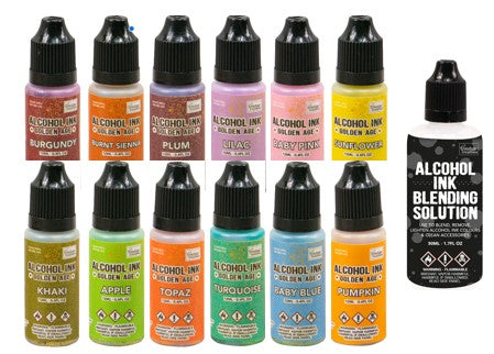 CC Alcohol Ink Golden Age Bundle 1