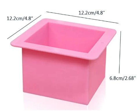 CD Large Silicone Cube Mould 12.2cm x12.2cm x 6.8cm