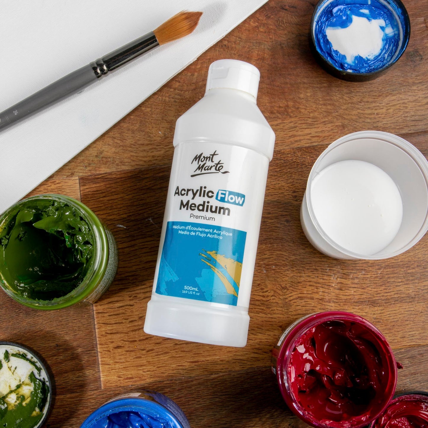 Mont Marte Acrylic Medium - Flow Medium 500ml