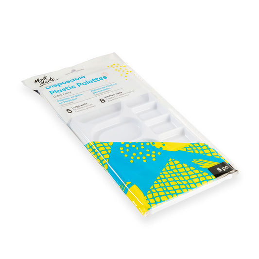Mont Marte Palette - Disposable Plastic Palette 5pc