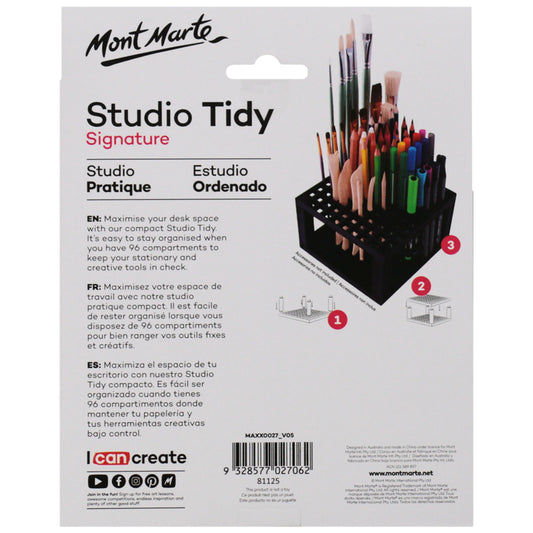Mont Marte Signature Studio Tidy - Brush stand, desk organiser