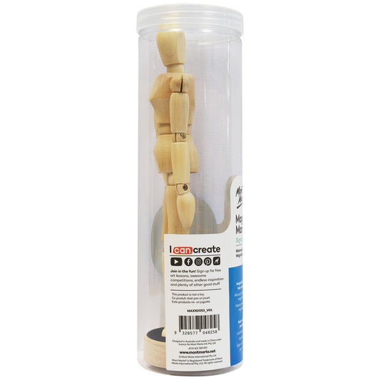 Mont Marte Wooden Manikin Magnetic 20cm
