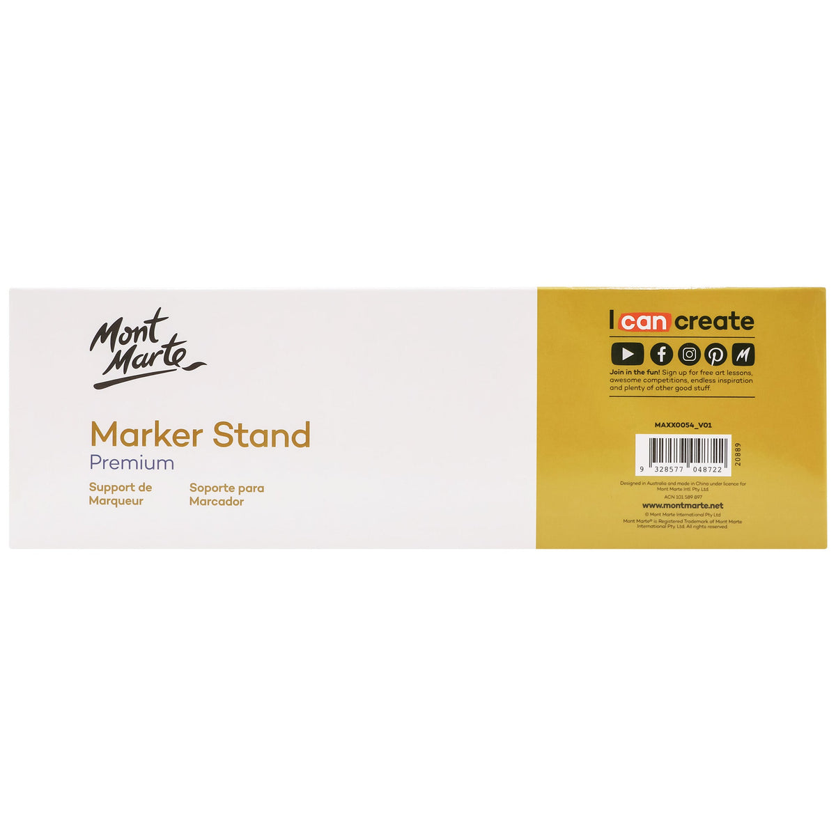 Mont Marte Storage - Slanted Marker Stand 60 Slot