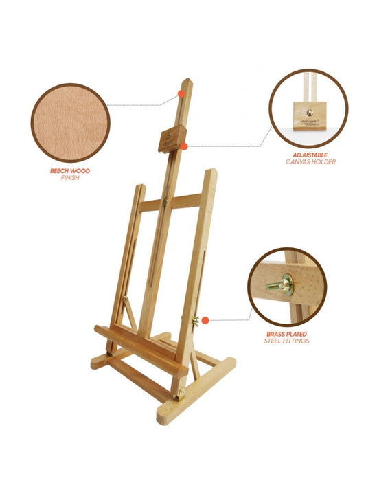 Mont Marte Desk Easel - Medium Traditional Style Beech Wood