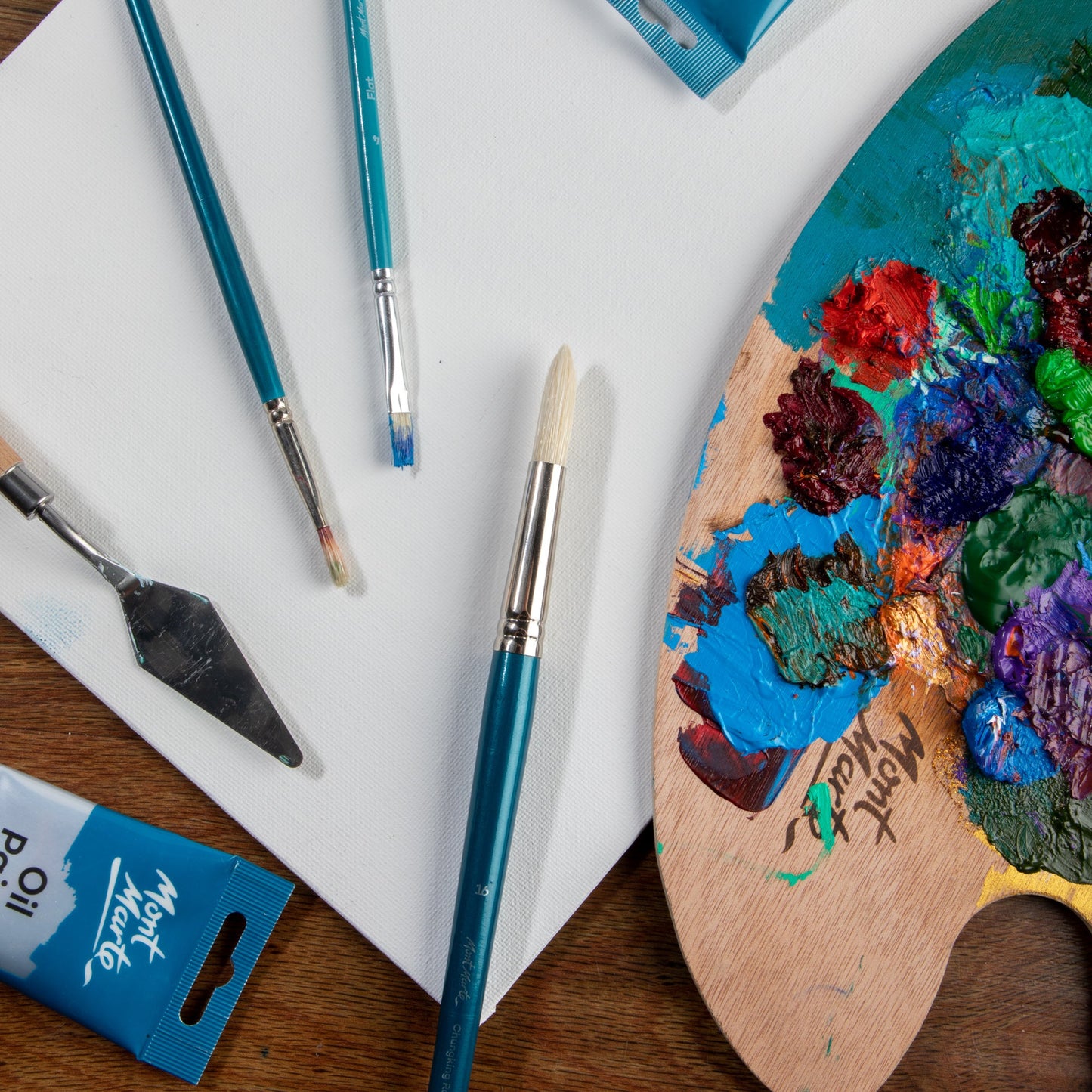 Mont Marte Artist Brush Oil Chungking Round 16