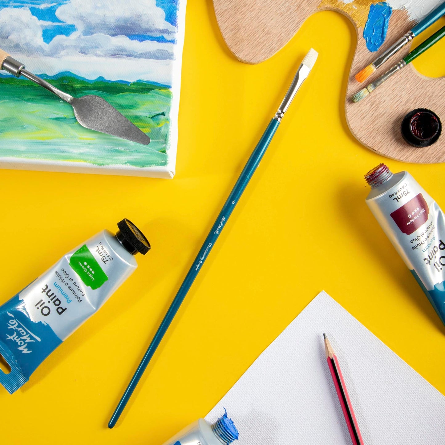 Mont Marte Artist Brush Oil Chungking Bright 6