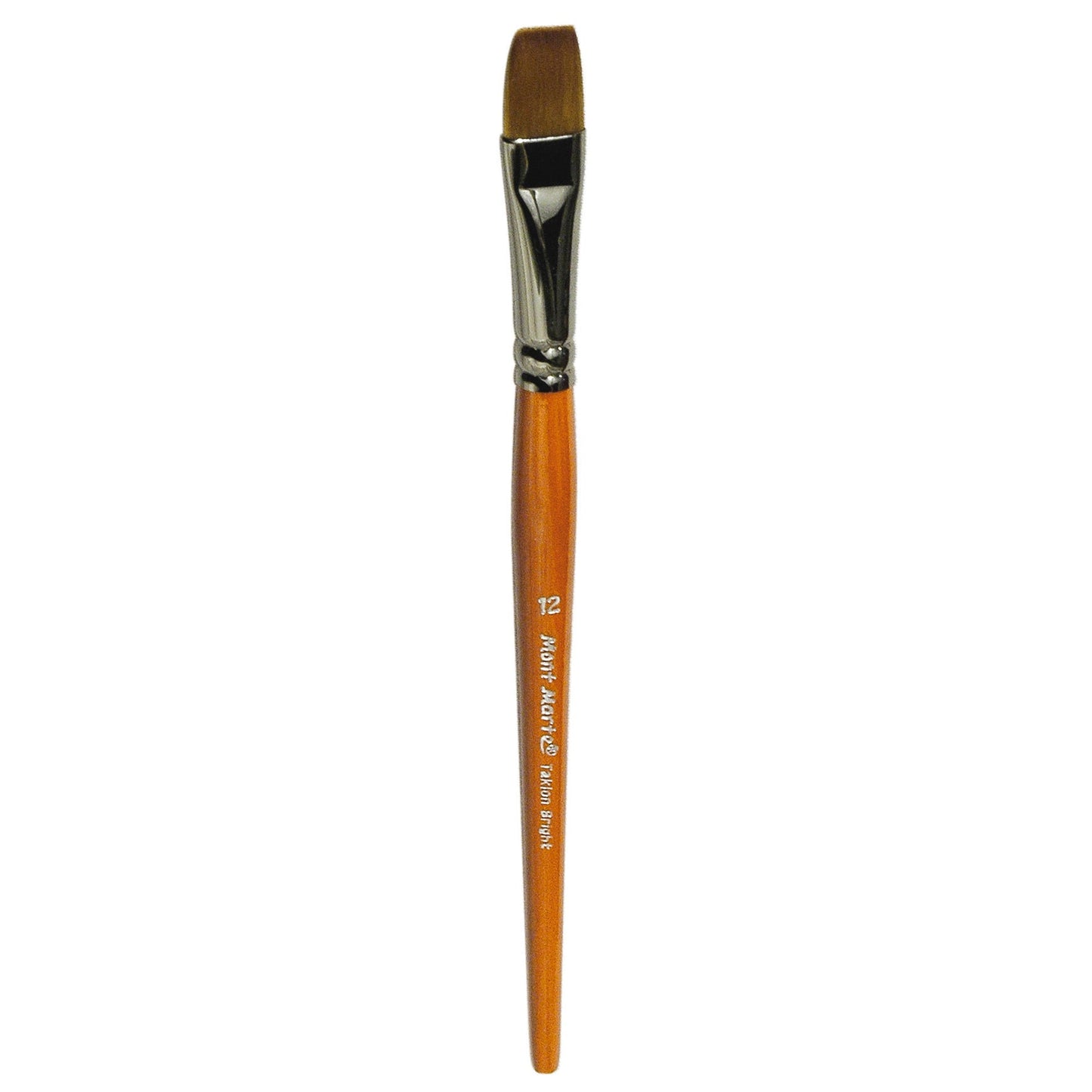 Mont Marte Artist Brush Acrylic Taklon Bright Short 12