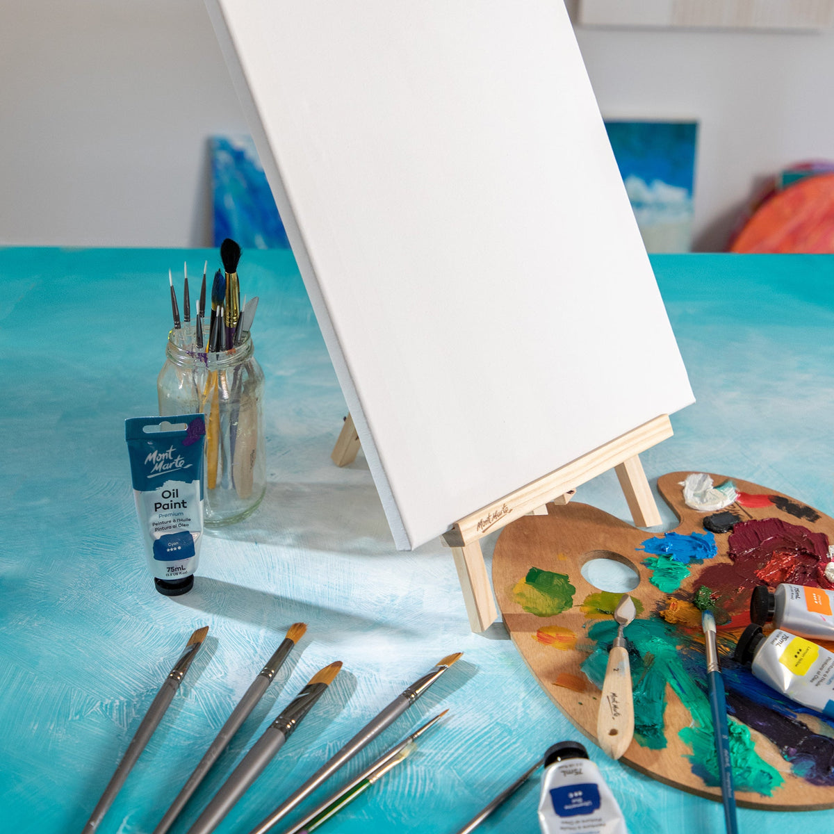 xx Mont Marte Discovery Easel with Canvas 30x40cm - Large