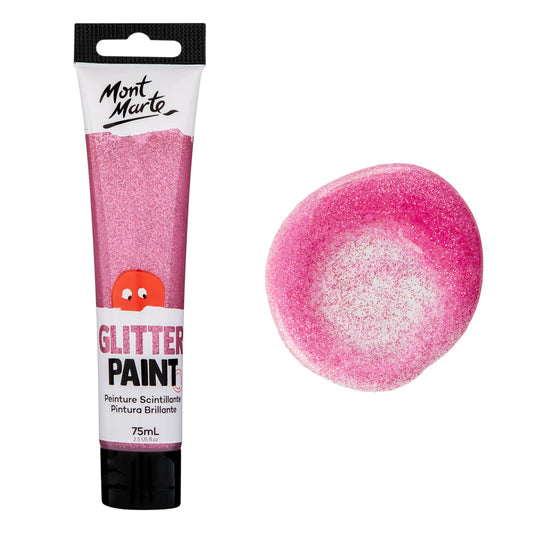 xx Mont Marte Kids - Glitter Paint 75ml - Pink