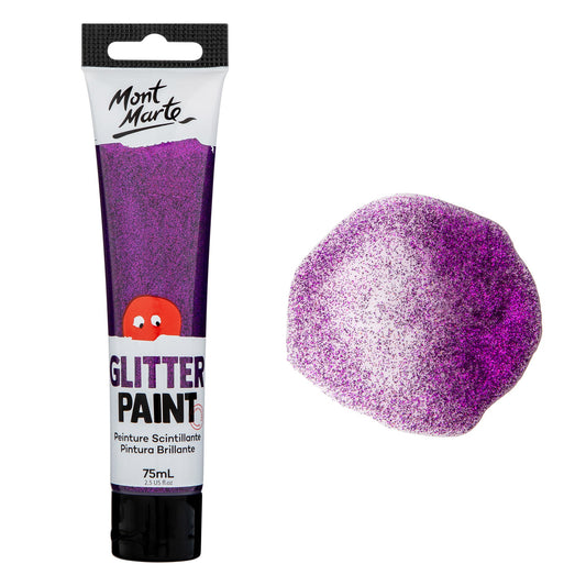 xx Mont Marte Kids - Glitter Paint 75ml - Purple
