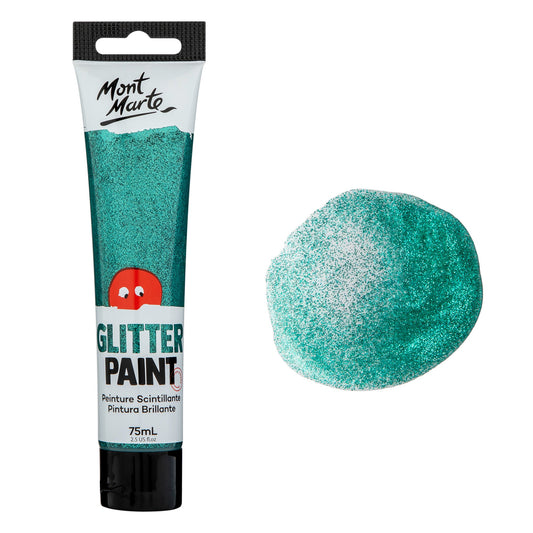 xx Mont Marte Kids - Glitter Paint 75ml - Turquoise