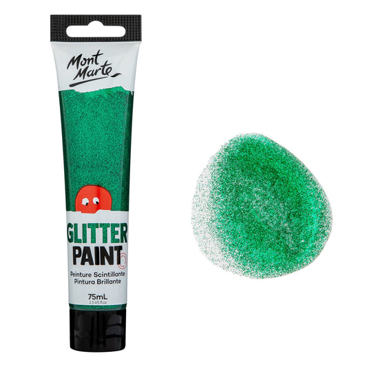 xx Mont Marte Kids - Glitter Paint 75ml - Dark Green