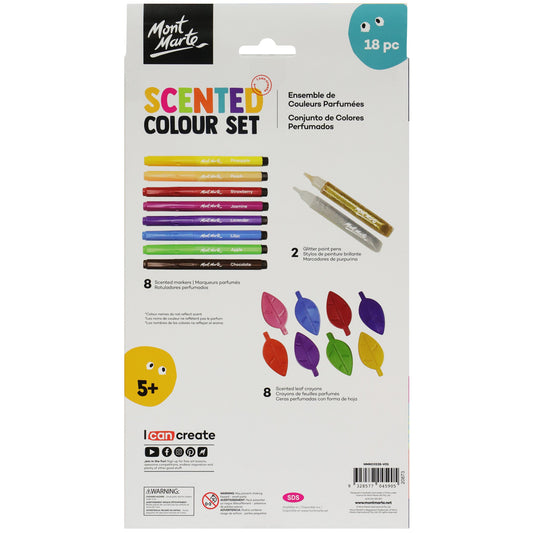 xx Mont Marte Kids - Scented Colouring And Paint Art Set 18pc