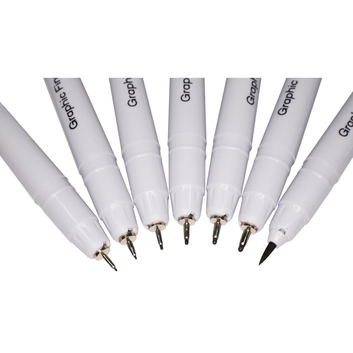 Mont Marte Fineliner Marker Pen Set - Graphic Fineliners 7pc
