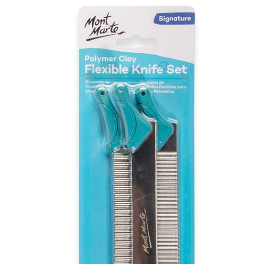 Mont Marte Flexible Polymer Clay Blades 3pc