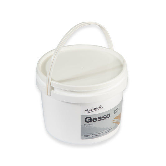 xx Mont Marte Gesso Primer - White 1.89L Tub