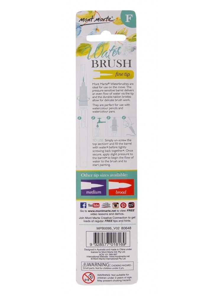 Mont Marte Water Brush - Fine Tip