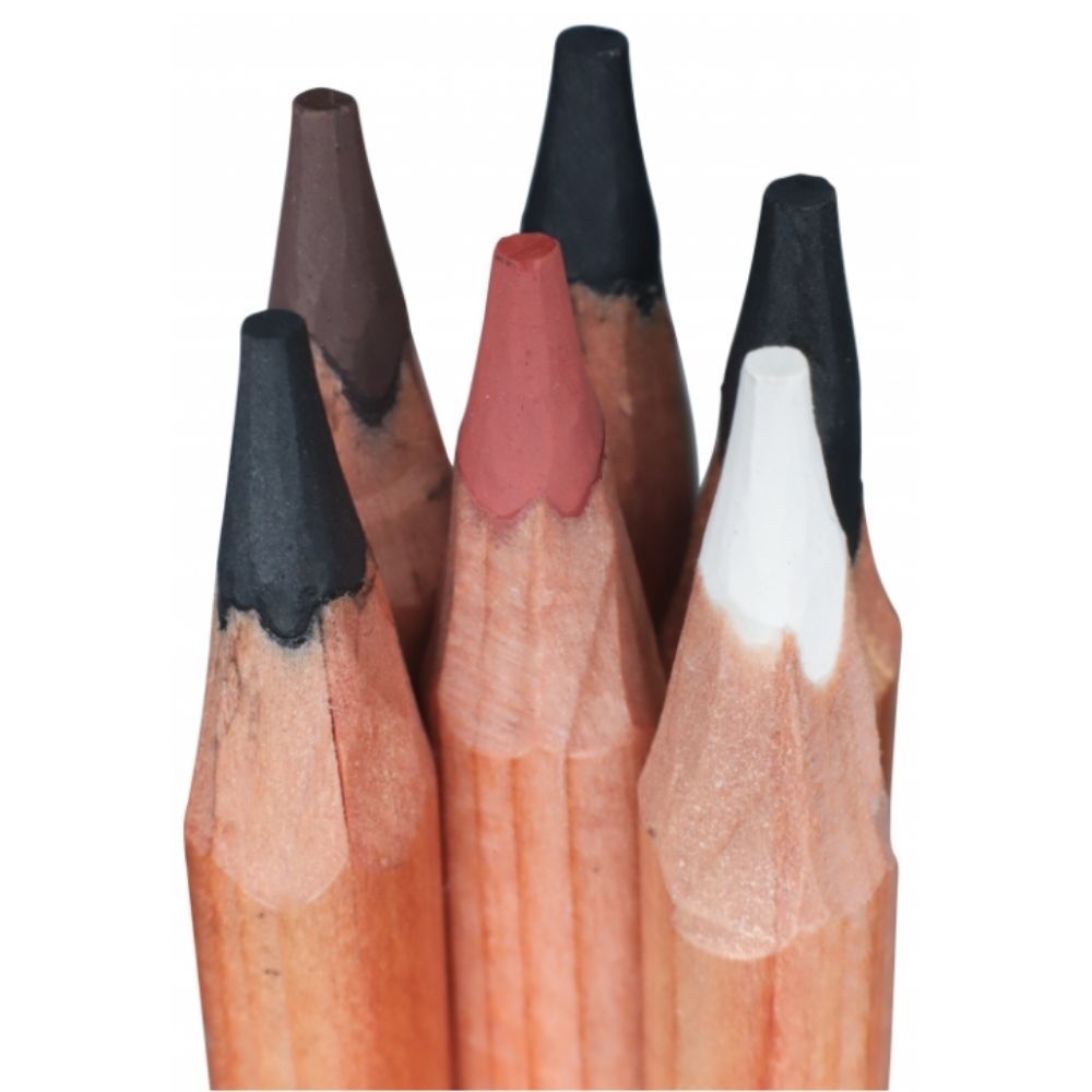 Mont Marte Charcoal Pencils - Coloured 12pc
