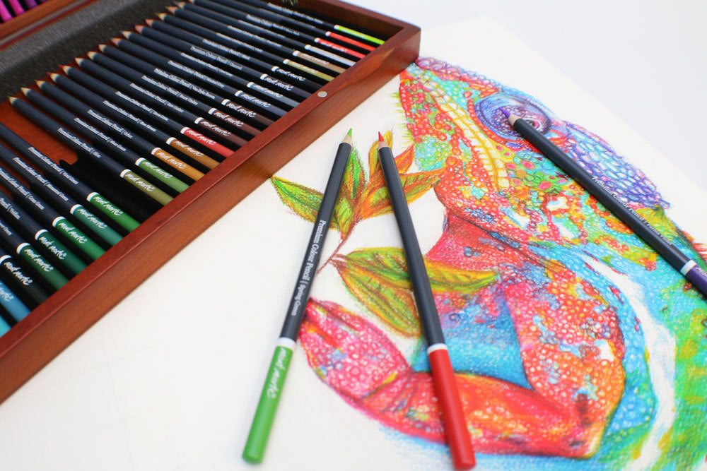 Mont Marte Premium Colour Pencils 72 Piece In Wooden Box