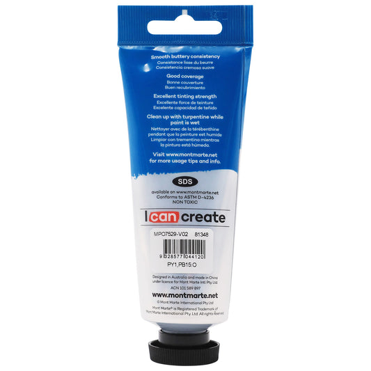 Mont Marte Oil Paint 75ml Tube- Sap Green