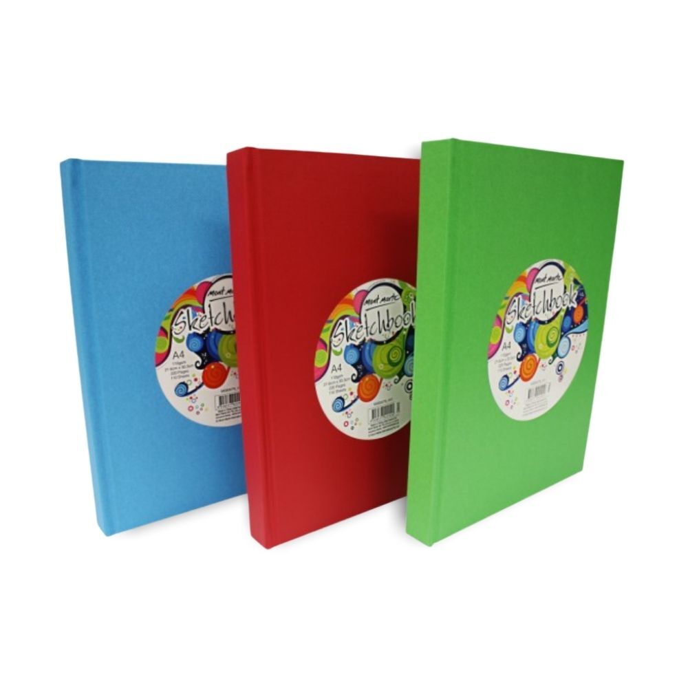 Mont Marte Sketch Book Hard Cover A4 110gsm 220pg