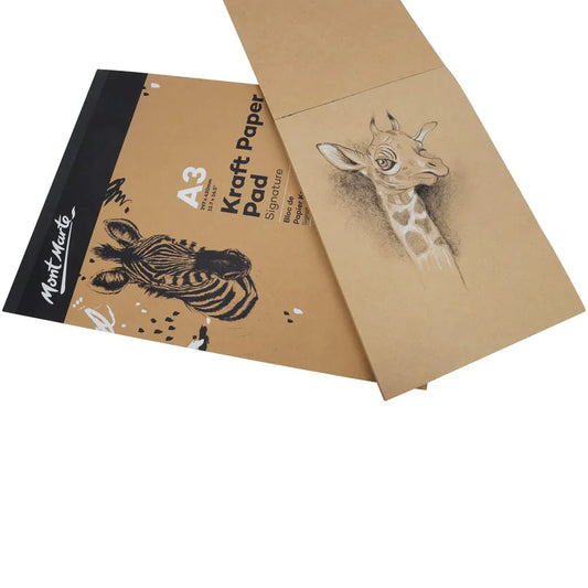 Mont Marte Signature Kraft Paper Pad A3 115gsm 50 Sheet