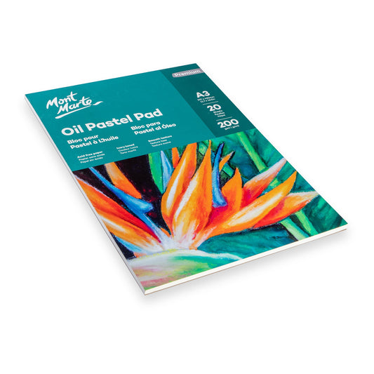 Mont Marte Premium Oil Pastel Pad 200gsm A3 20 Sheets