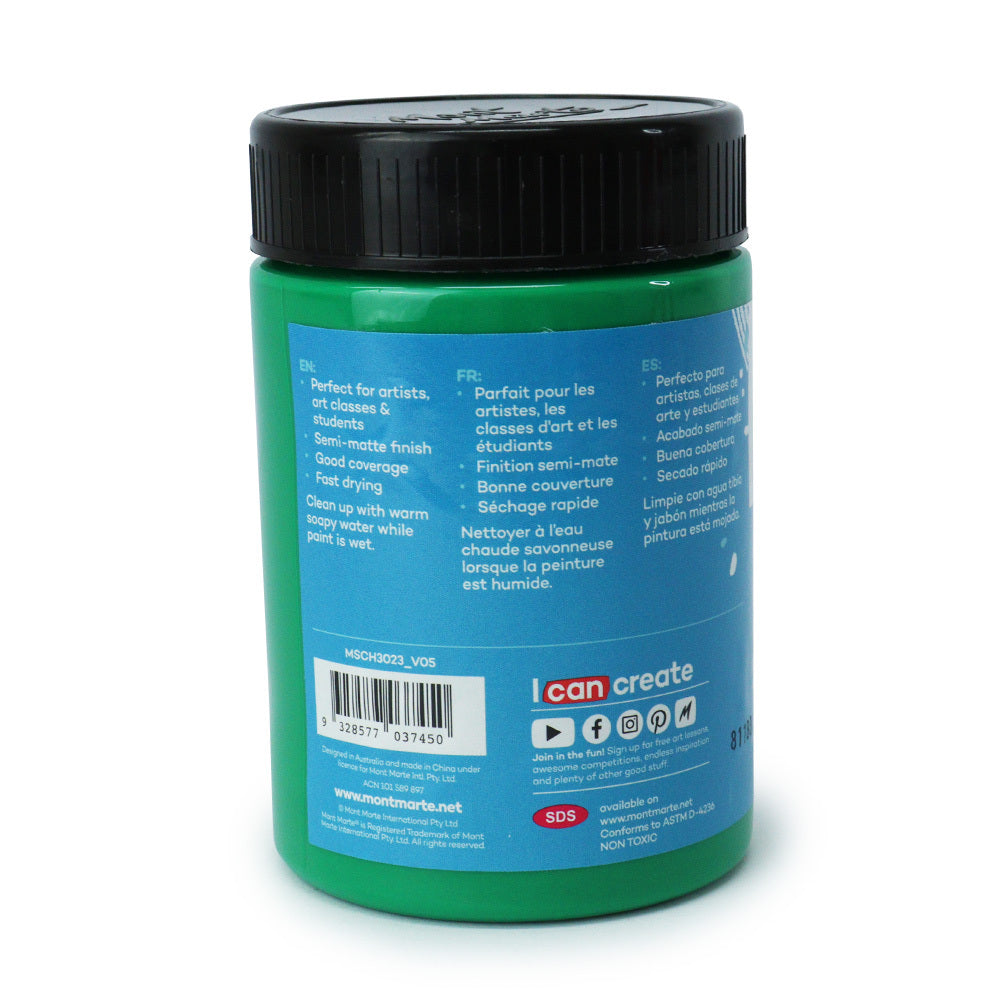 xx Mont Marte Signature Acrylic Paint 300ml Pot - Mid Green