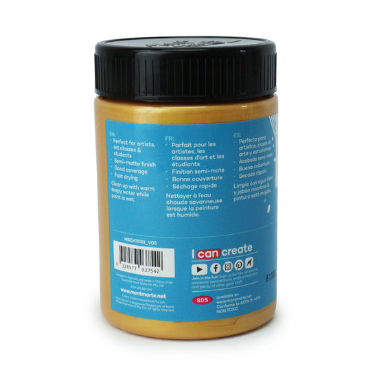 xx Mont Marte Signature Acrylic Paint 300ml Pot - Gold