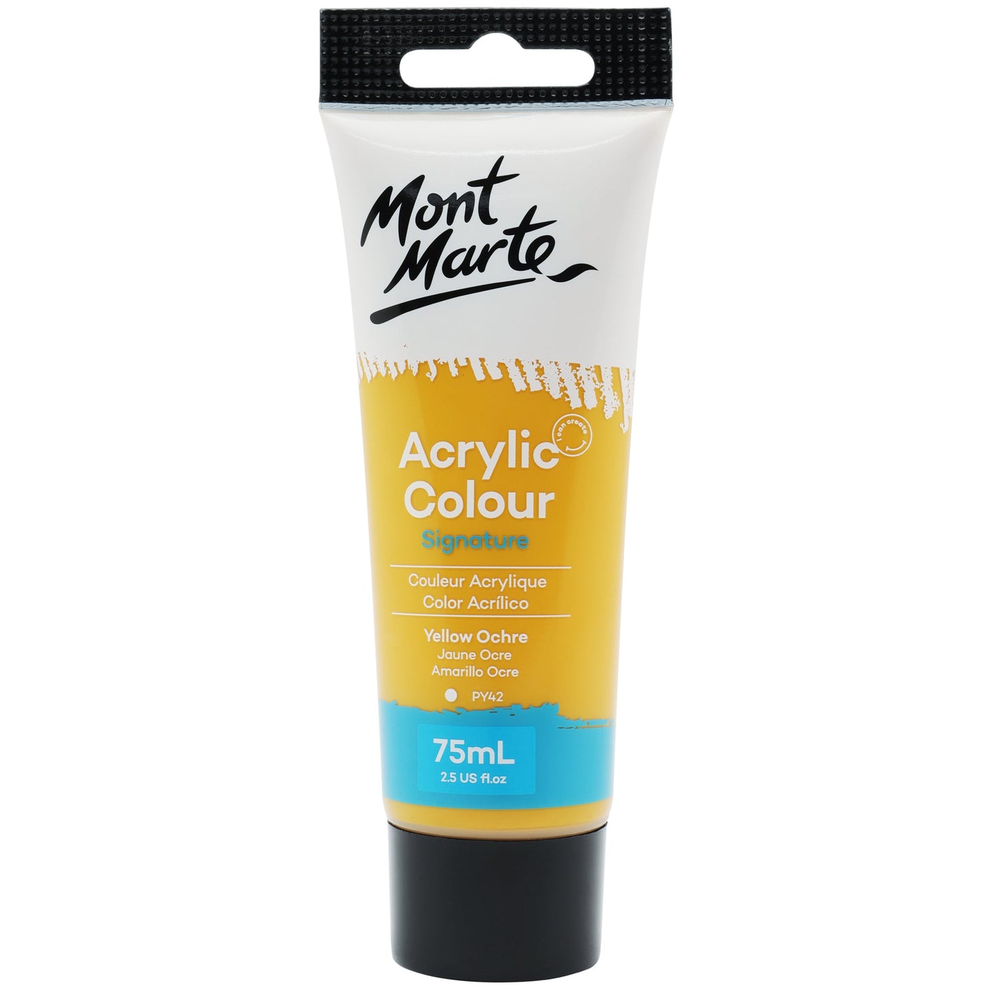 Mont Marte Signature Acrylic Paint 75ml Tube - Yellow Ochre