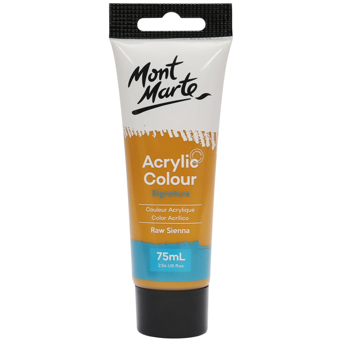 Mont Marte Signature Acrylic Paint 75ml Tube - Raw Sienna
