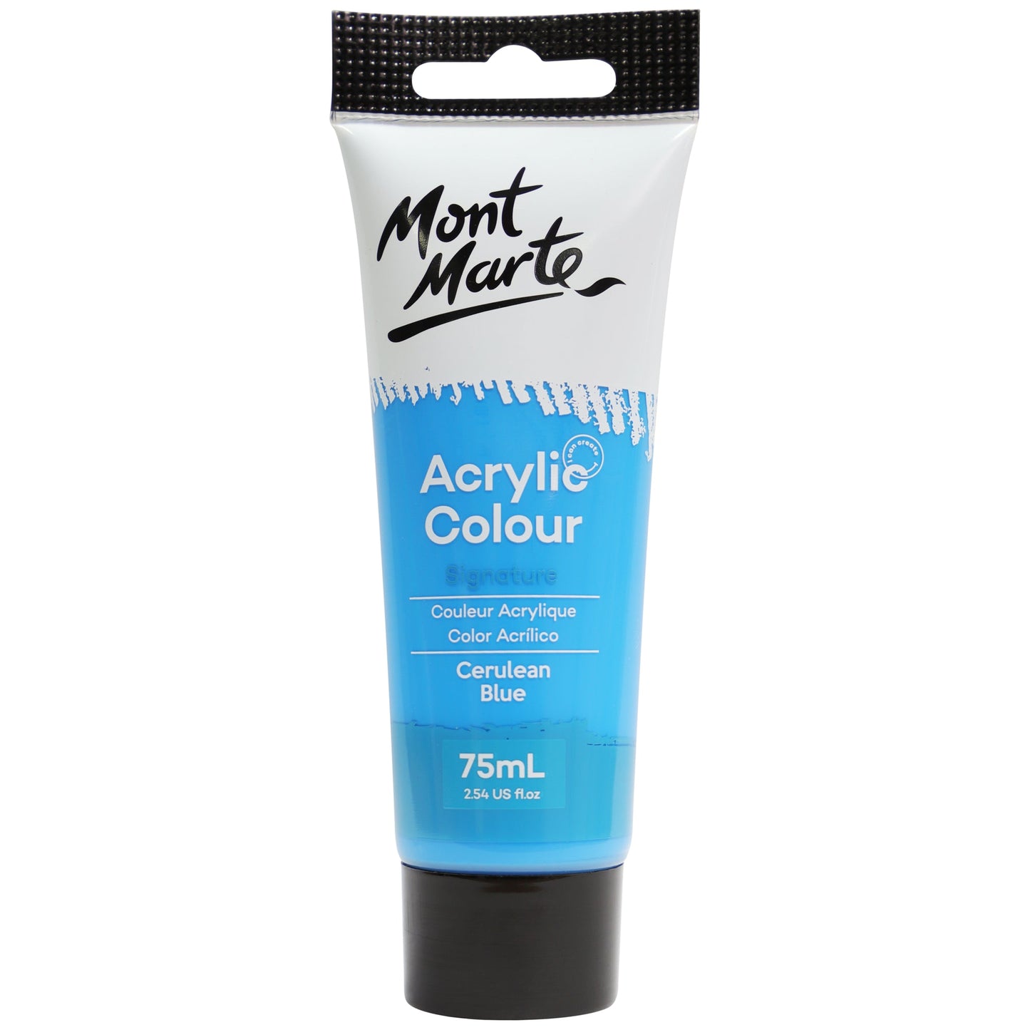 Mont Marte Signature Acrylic Paint 75ml Tube - Cerulean Blue