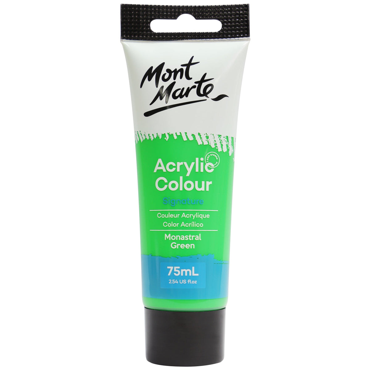Mont Marte Signature Acrylic Paint 75ml Tube - Monastral Green