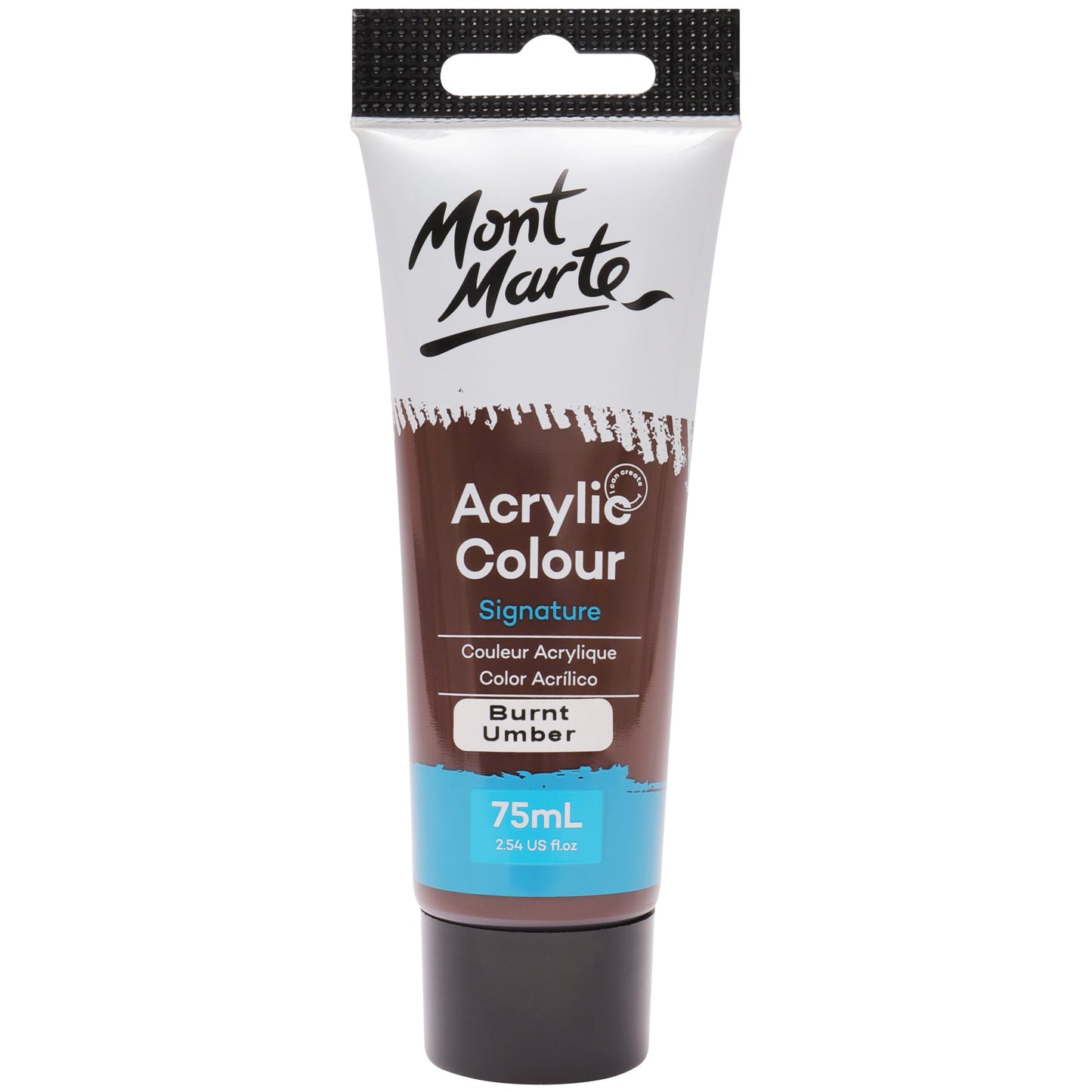 Mont Marte Signature Acrylic Paint 75ml Tube - Burnt Umber