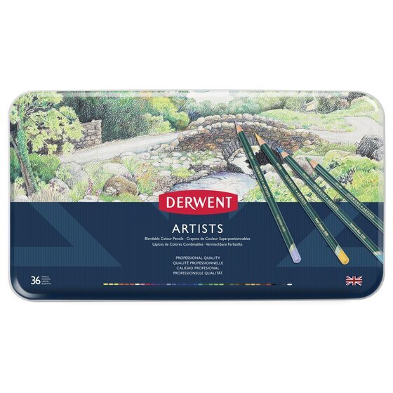 Derwent Artists Pencils Tin 36