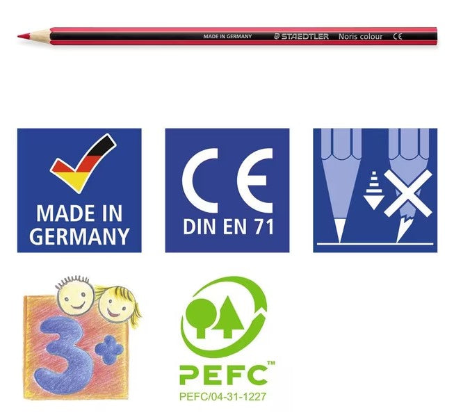 Staedtler Noris Coloured Pencils Pk12