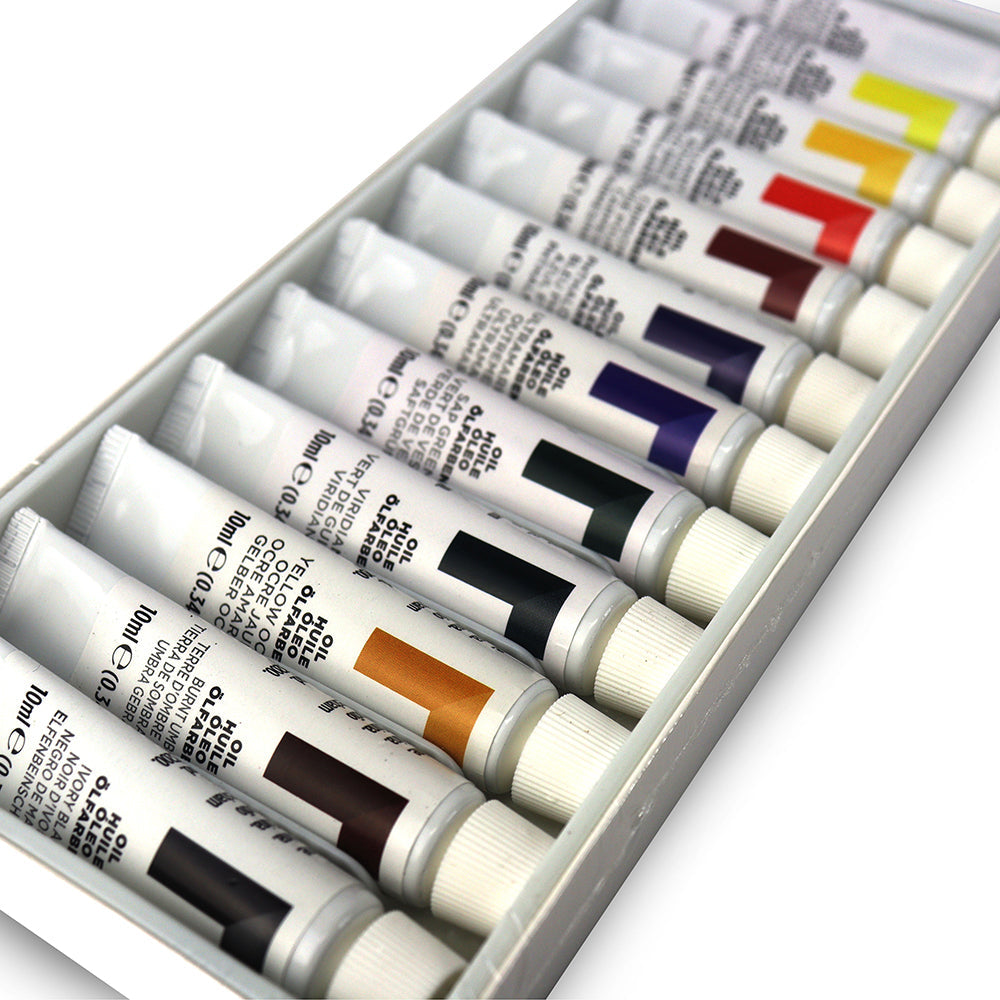 Reeves Paint Set - Oil 12 x 12ml
