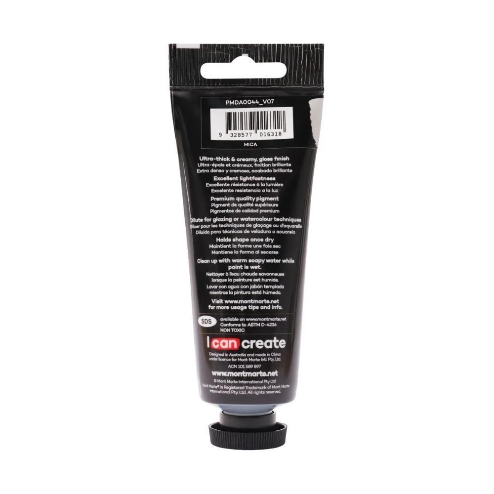 xx Mont Marte Dimension Acrylic Paint 75ml Tube - Pearl White