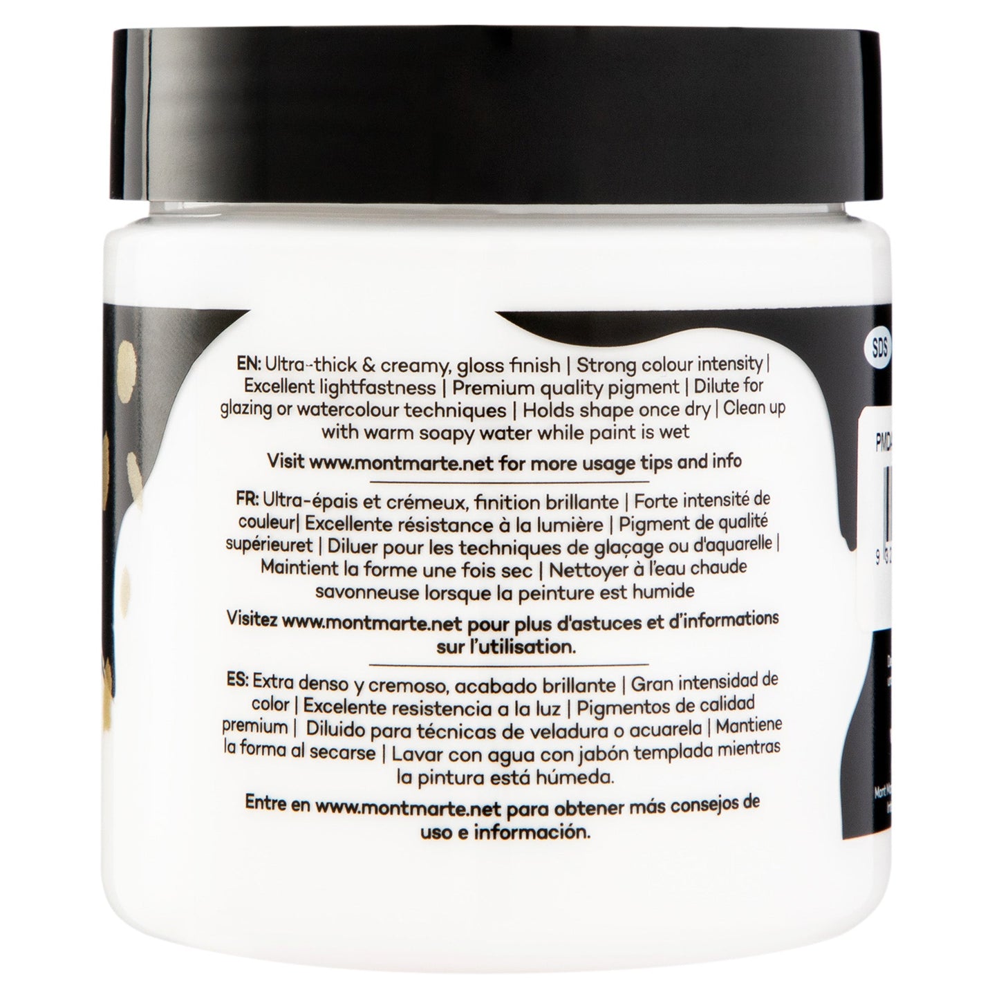 Mont Marte Dimension Acrylic Paint 250mls - Titanium White