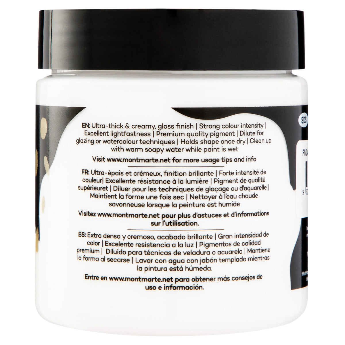 xx Mont Marte Dimension Acrylic Paint 250mls - Titanium White