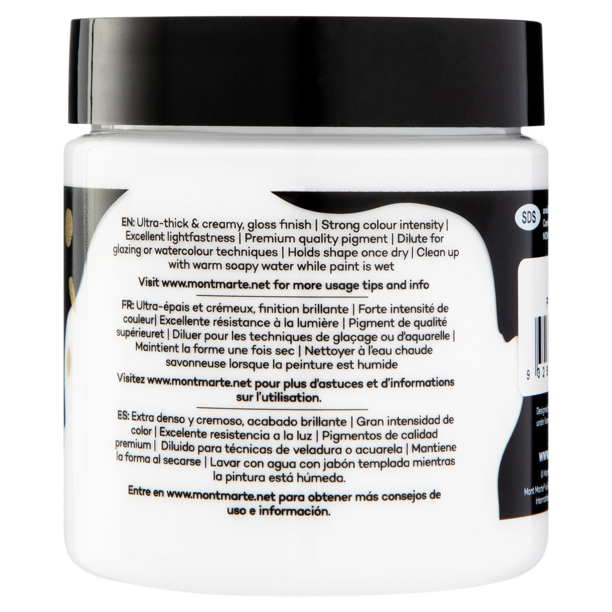 xx Mont Marte Dimension Acrylic Paint 250mls - Zinc White