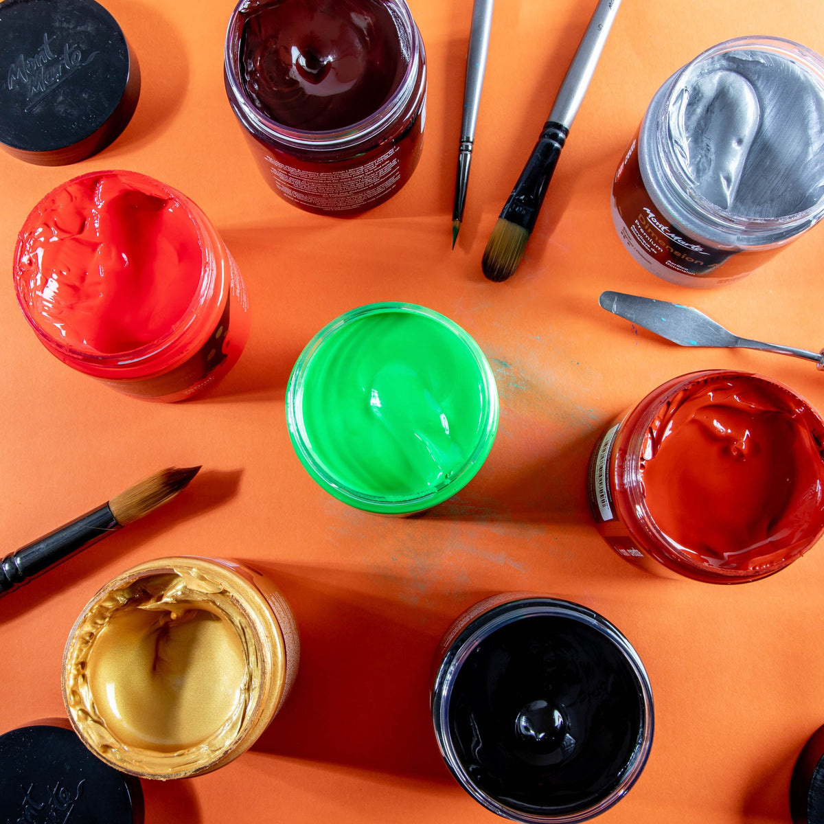 xx Mont Marte Dimension Acrylic Paint 250mls - Brilliant Red
