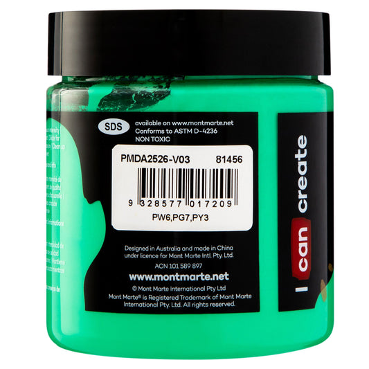 xx Mont Marte Dimension Acrylic Paint 250mls - Emerald Green