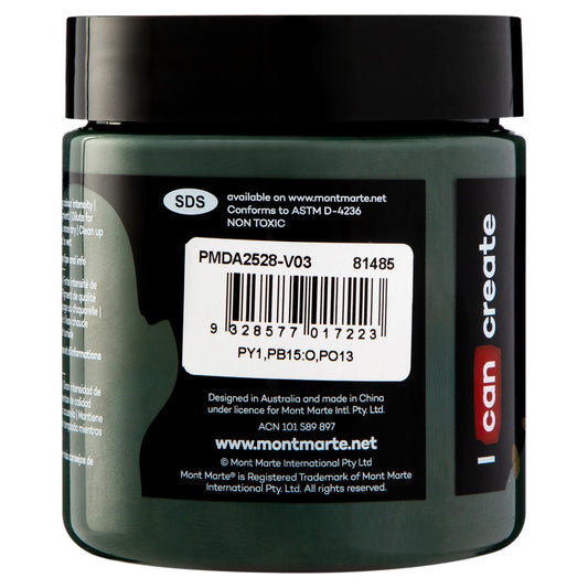 xx Mont Marte Dimension Acrylic Paint 250mls - Terre Verte