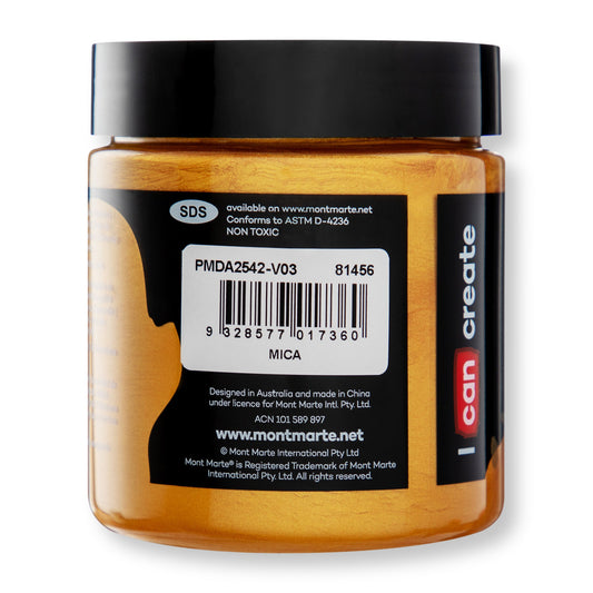 xx Mont Marte Dimension Acrylic Paint 250mls - Gold