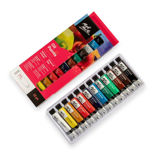 Mont Marte Oil Paints 12pc x 12ml