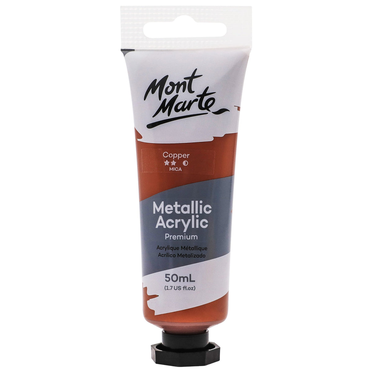 Mont Marte Metallic Acrylic Paint 50ml - Copper
