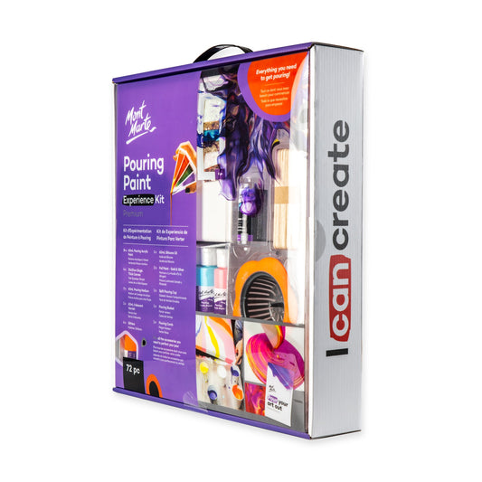 Mont Marte Pouring Paint Experience Kit 72pc