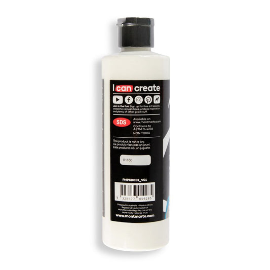 Mont Marte SuperCell Pouring Paint 240ml Bottle - White